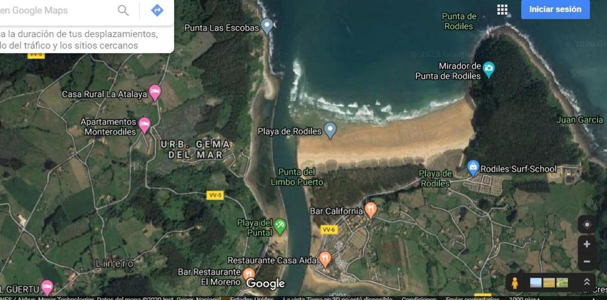 Playa Del Puntal Villaviciosa Asturias Lujo Primera Linea Playa Exterior foto