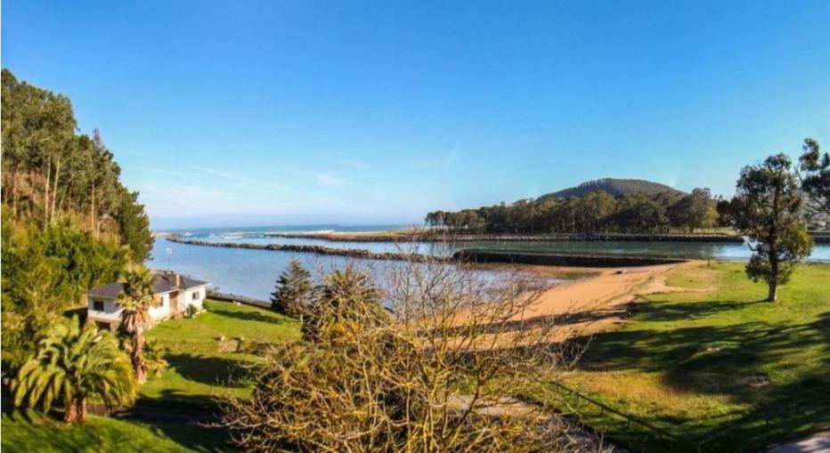 Playa Del Puntal Villaviciosa Asturias Lujo Primera Linea Playa Exterior foto